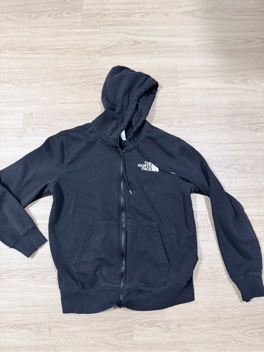 The North Face Black Zip-Up Hooded Sweatshirt